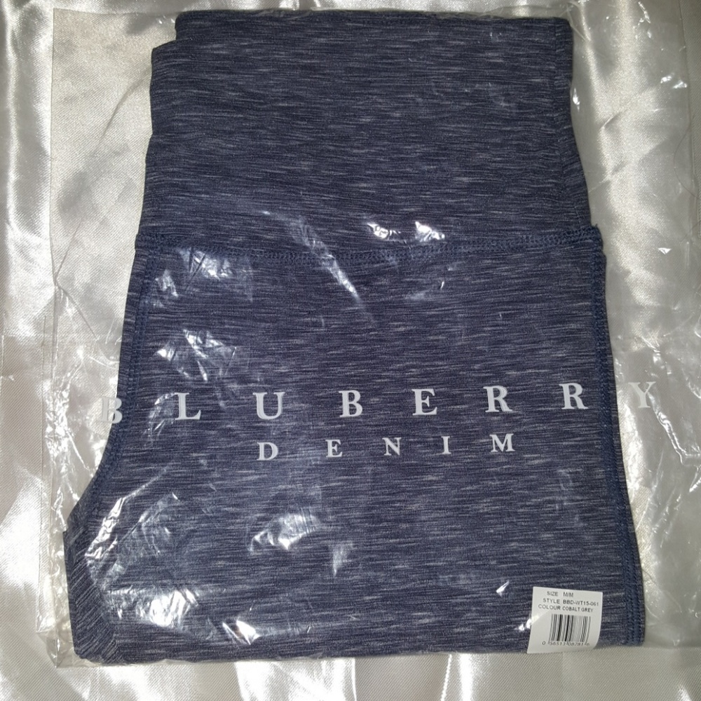 Bluberry Denim Leggings